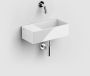 Clou New Flush fontein 35x18cm inclusief afvoerset zonder kraangat Keramiek Wit CL 03.03432 - Thumbnail 3