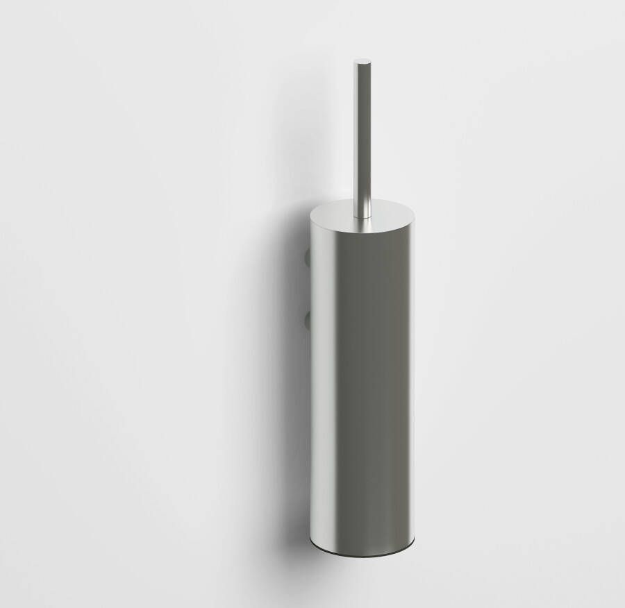 Clou Sjokker toiletborstelgarnituur 8x37.2cm wandmodel rvs geborsteld SJ 09.26002.41.01