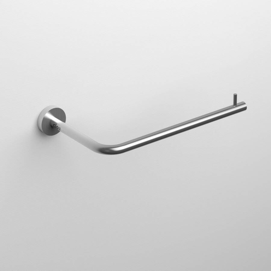 Clou Slim toiletrolhouder 14.6x2.5cm zonder klep rvs geborsteld CL 09.03030.41 - Foto 2