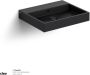 Clou Wastafel Match Me Dubbel Rechthoek 110x42x8cm Mineraalmarmer Wit 6 Voorbewerkte Kraangaten Overloop - Thumbnail 3