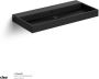 Clou Wastafel Match Me Dubbel Rechthoek 110x42x8cm Mineraalmarmer Wit 6 Voorbewerkte Kraangaten Overloop - Thumbnail 3