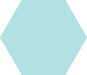 Codicer Hex25 Basic hexagon vloertegel 25x22 Aqua