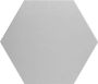 Codicer Hex25 Basic hexagon vloertegel 25x22 Silver - Thumbnail 1