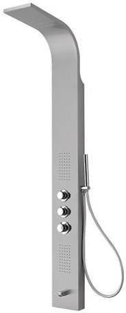 Creavit Aloni douchepaneel 160x20 met handdouche mat chroom - Foto 1