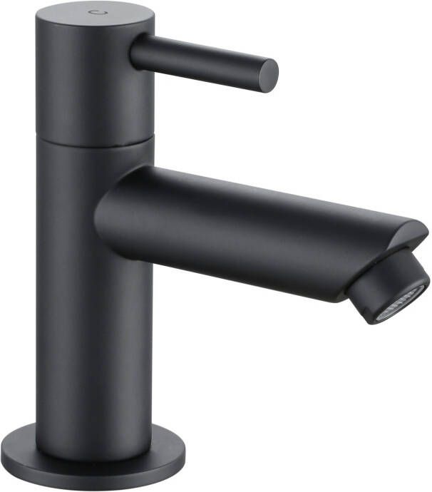 Boss & Wessing Fonteinkraan Aloni Mat Zwart Messing 1 2&apos;&apos; Aansluiting ( Is 33768-104620)