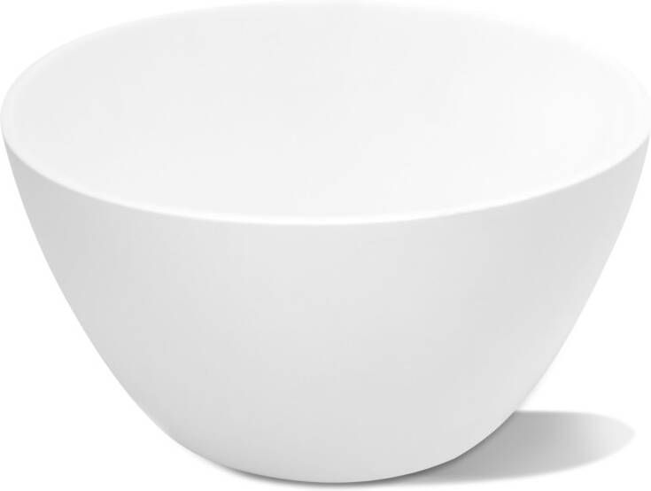 Bewonen Aloni ronde solid surface opbouw waskom 21cm mat wit
