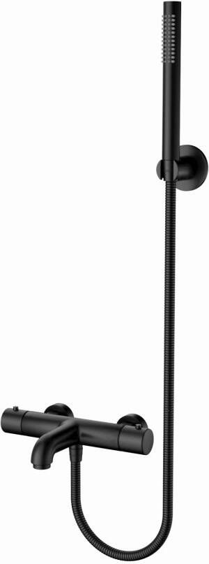 Creavit Aloni thermostatische bad douchekraan mat zwart