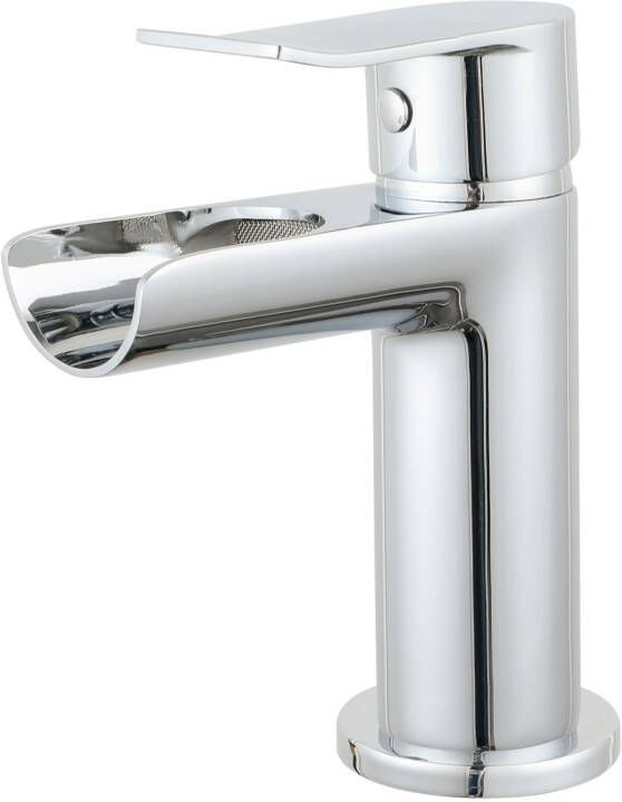 Creavit Aloni waterval wastafelmengkraan rond chroom