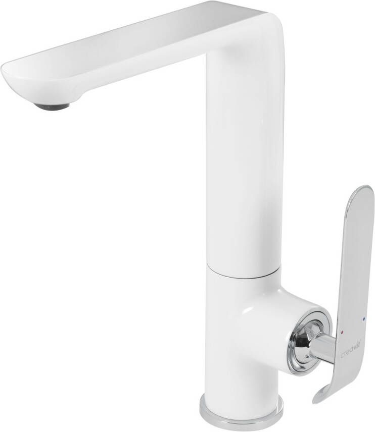 Creavit Bloom keukenmengkraan met waterbesparing wit