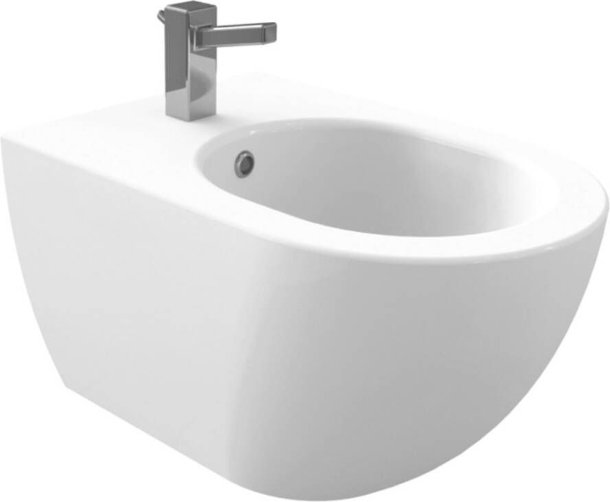 Boss & Wessing Bidet BWS Iegol Keramiek Glanzend Wit (Excl kraan)