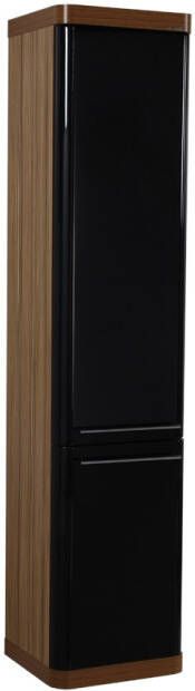 Boss & Wessing Badmeubelkast BWS Piano 180x40x35cm Zwart Bruin - Foto 1