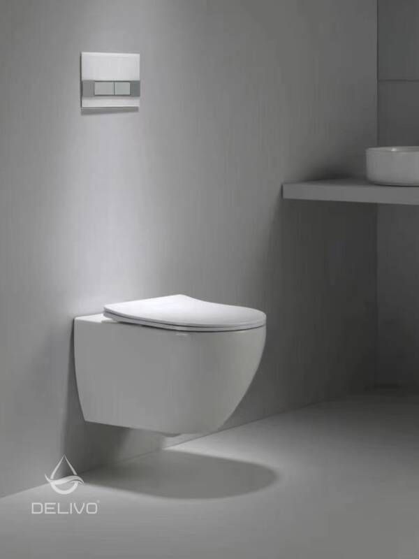 DATEG Delivo Star rimfree hangend toilet met tornadospoeling wit