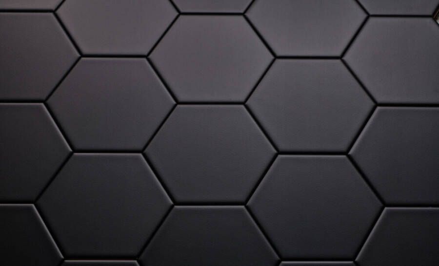 DATEG Onda hexagon tegel 15x17 mat zwart