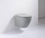 DATEG Vulsini rimfree hangend toilet 48 mat lichtgrijs - Thumbnail 3