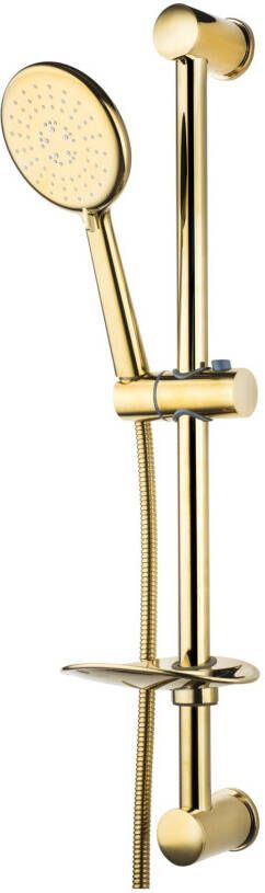 Aloni handdouche met stang goud