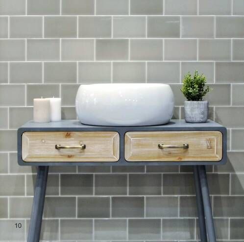Adex Rivièra Liso rechthoekige wandtegel 15x10 Santorini Blue