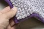 Aqualine Antislip badmat 50x70cm 100% polyester paars - Thumbnail 4