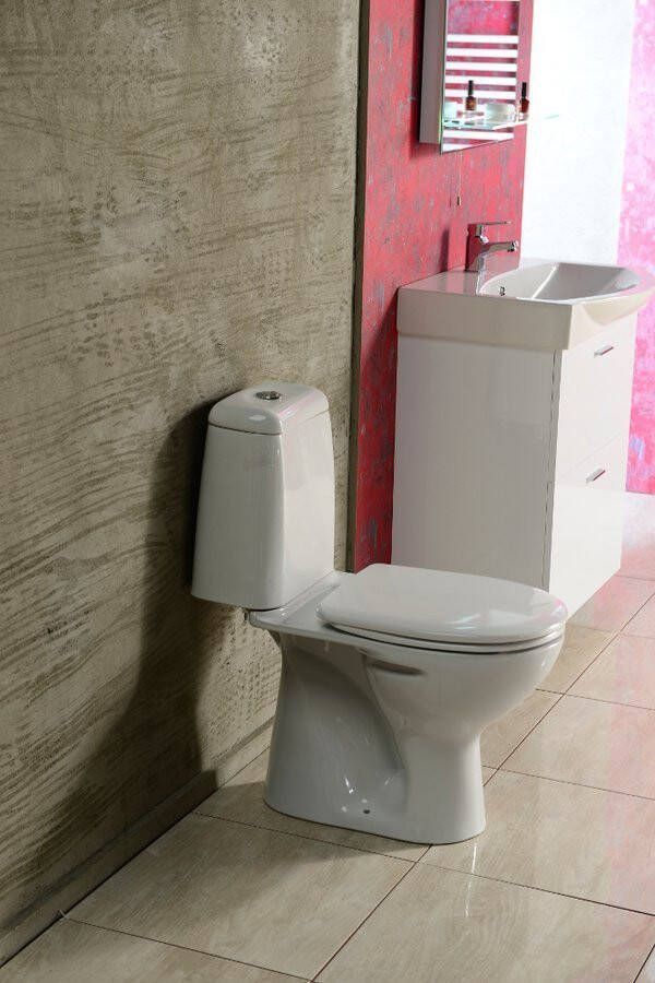 Aqualine Riga WC-combi PK incl. Spoelmechanisme