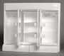 Go by Van Marcke Spiegelkast Saphir 60x18x51cm Kunststof 2 Laden Met Verlichting - Thumbnail 2
