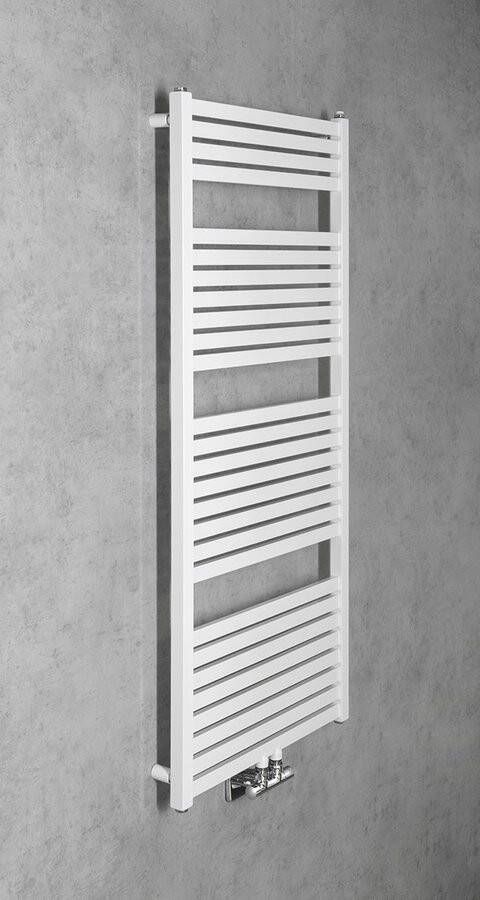 Aqualine Tondi handdoek radiator 60x133 wit