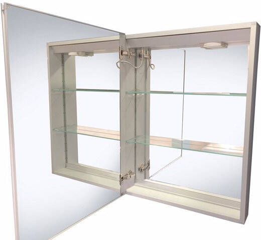 Best design Aluma Luxe spiegelkast met Led verlichting 90x60cm