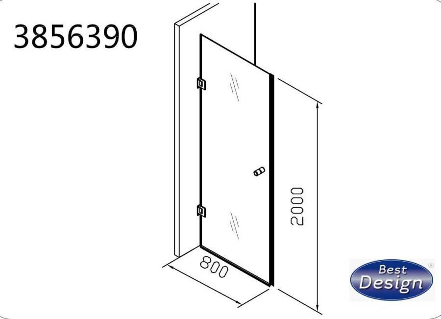 Best design ERICO Nisdeur 80x200cm Nano