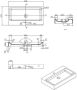 Best design Just-Solid Wastafel ( INCLUSIEF 1 KRAANGAT ) Opera 42 x 80 x 10 - Thumbnail 3