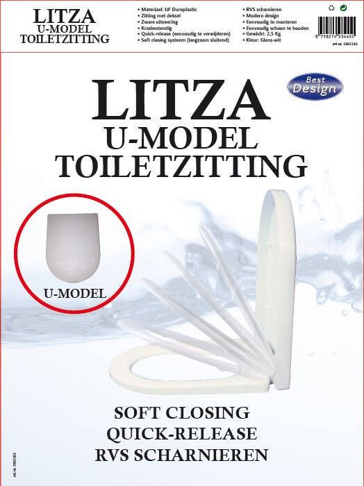 Best design Litza soft closing toiletzitting