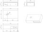 Best Design Fontein Planchet Malo Solid Surface 40x21x10 cm Sandstone - Thumbnail 4