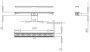Best Design Moya douchegoot 7x80cm met flens Gunmetal 4014870 - Thumbnail 2