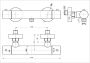 Best Design Zagaro opbouw douchethermostaat Nero mat zwart 4005830 - Thumbnail 3