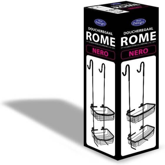Best design Rome Nero ophangrek RVS mat zwart