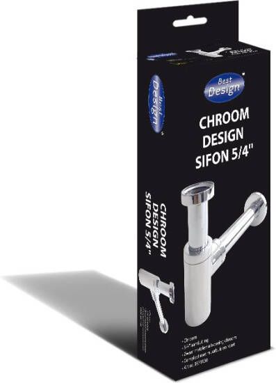 Best design Sifon 5 4'x32mm Chroom