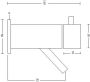 Best Design Inbouw Toiletkraan Spador Moya 1-hendel 11.9 cm Gunmetal - Thumbnail 2