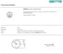 Bette Lux oval inbouw wastafel rond 50cm zonder kraangat wit A220-000 - Thumbnail 3