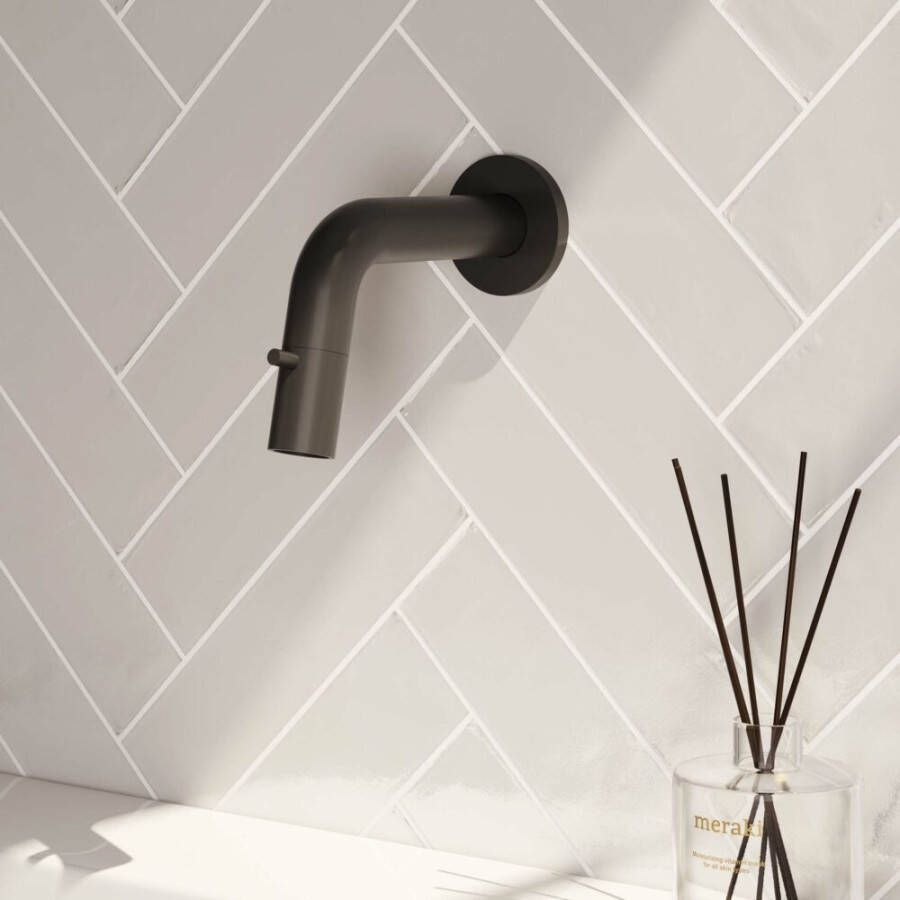 Brauer Black Edition inbouw fonteinkraan zwart