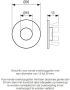 Saniclass luxe overloopring ∅3cm geschikt voor wastafels chroom 5 CE 148 - Thumbnail 5