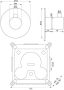 Brauer Chrome Edition inbouwthermostaat inbouwdeel 1 gladde knop chroom 5-CE-018RR - Thumbnail 4