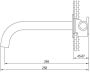 BRAUER Chrome Edition Baduitloop gebogen uitloop 20cm rozet chroom 5-CE-005 - Thumbnail 2