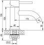 Brauer Copper Edition Fonteinkraan opbouw uitloop 11.5cm PVD geborsteld koper 5-GK-006 - Thumbnail 4