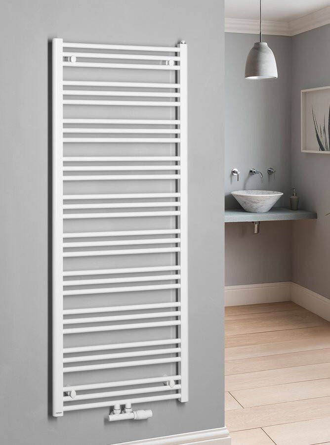 Bruckner Albrecht radiator middenaansluiting 60x157 wit