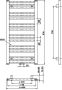 Bruckner Albrecht radiator middenaansluiting 60x93 wit - Thumbnail 3