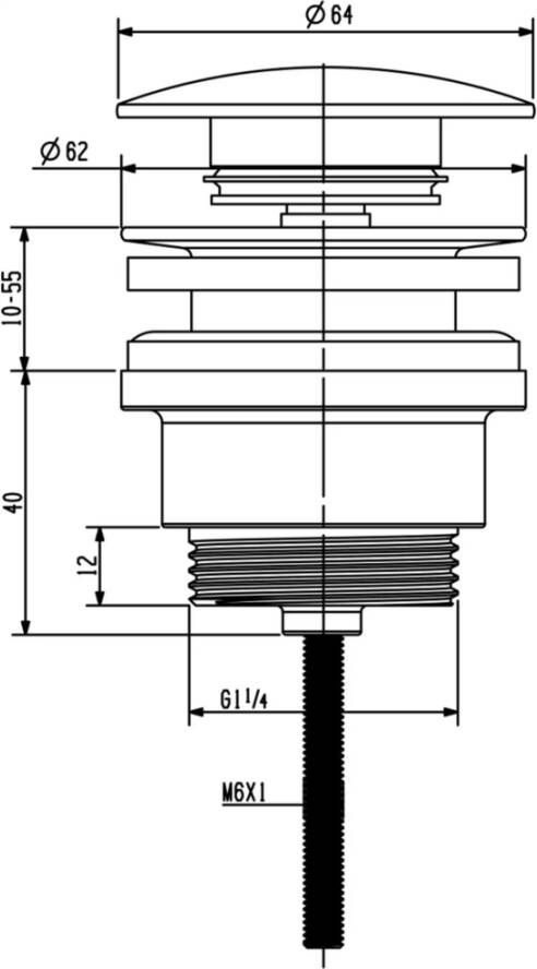 Bruckner click waste chroom