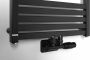 Bruckner Grunt verwarmingsradiator 50x105 cm mat zwart - Thumbnail 4