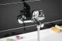 Bruckner Hoffer badmengkraan met handdouche uitlaat 15 chroom - Thumbnail 2