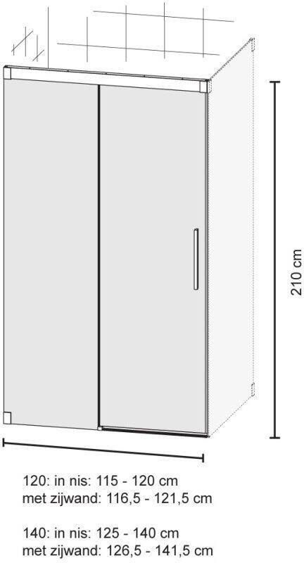 Bruynzeel Zeno 120 II schuifdeur