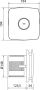 Cata X-Mart 15 axiale afzuigkap 25W buizen 150 mm wit - Thumbnail 2