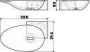Clou Fonteinkom First met Kranenbank en Plug 38.8x9x24.6 cm Links of Rechts Mat of Glanzend in 3 kleuren (met of zonder kraangat) - Thumbnail 10