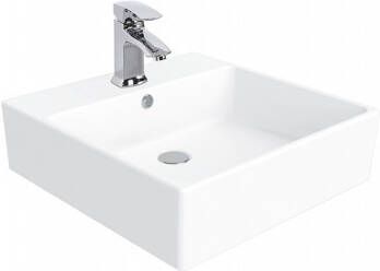 Creavit Mass badkamermeubel 50x85 zwart en bruin