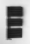 Aqualine Mili radiator mat zwart 45x93cm 381W - Thumbnail 3
